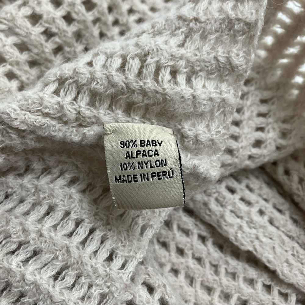 BEYOND THREADS baby alpaca knit open front cardigan - Picture 4 of 4
